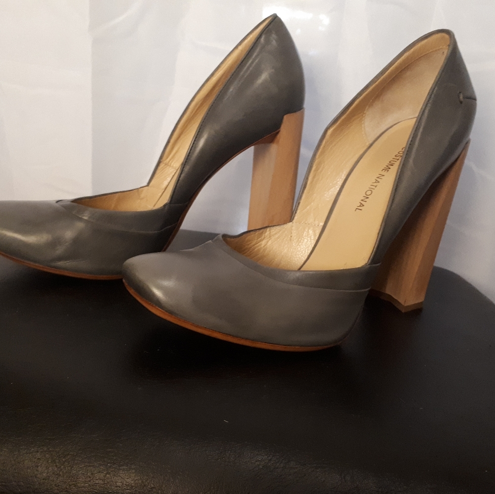 Grey heels